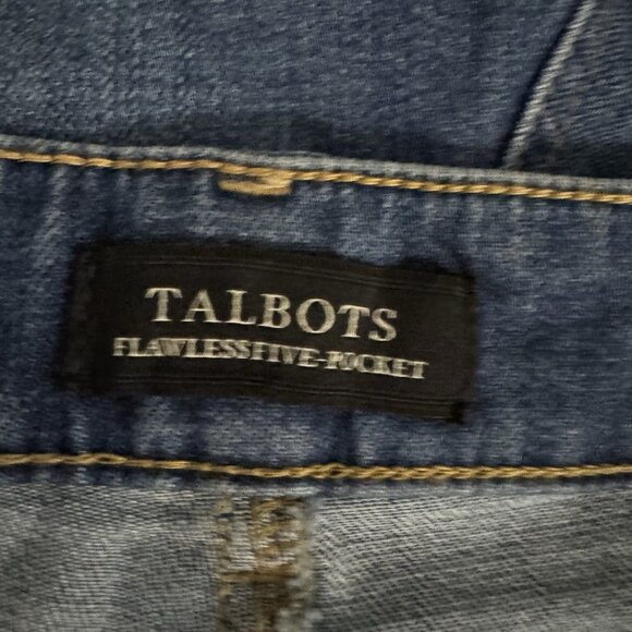 TALBOTS Flawless Five Pocket Boyfriend Jeans Women’s Size 12 High Rise New - Picture 5 of 7